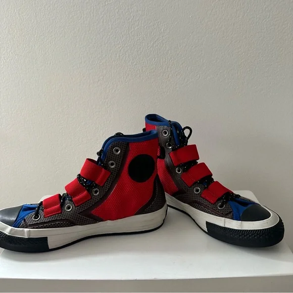 Converse Chuck 70 Tech Hiker High Top Sneakers Men’s Size 8 Red Blue Putty